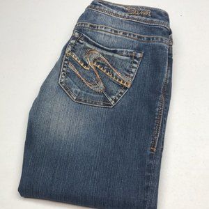 RETRO SILVER TONI BOOTCUT JEANS 28x33 🦋